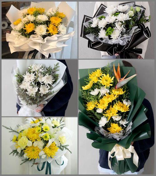 福建漳州平和县芦溪镇西新村白事花束代送